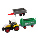 Zestaw Pojazdów Rolniczych Traktor 12 Sztuk Metal