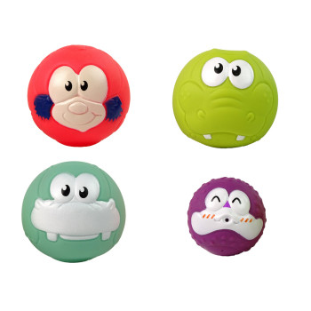 Zabawka Do Kąpieli Mini Koszykówka Żyrafa Gumowe Piłki