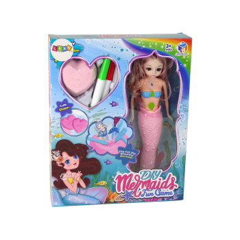 Zestaw DIY Syrena Różowa Skarby Wykopaliska