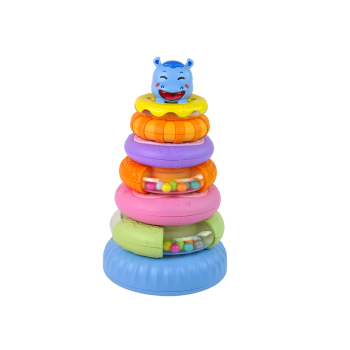 Piramidka Edukacyjna Kolorowe Obręcze