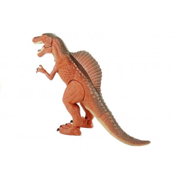 Duży Dinozaur Na Baterie Ryczy Tyranozaur