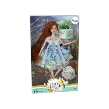 Lalka Dla Dzieci Emily Wiosenna Rude Włosy Kwiaty