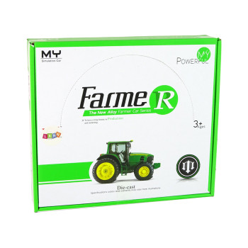 Traktor Ciągnik Resorak Metalowy z Napędem