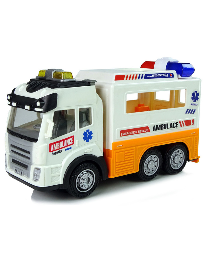 Ambulans Autko na Baterie Światło Dźwięki