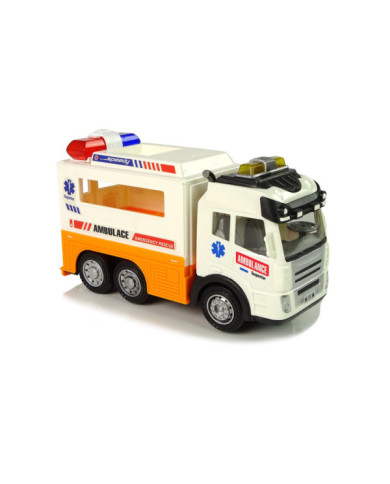 Ambulans Autko na Baterie Światło Dźwięki