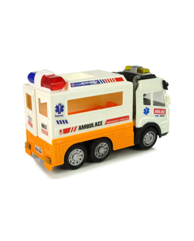 Ambulans Autko na Baterie Światło Dźwięki