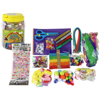 Zestaw Artystyczny Kreatywny Plastyczny W Słoiku DIY