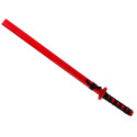 Drewniany Miecz Czerwony Rekwizyt Dla Rycerza 73 cm