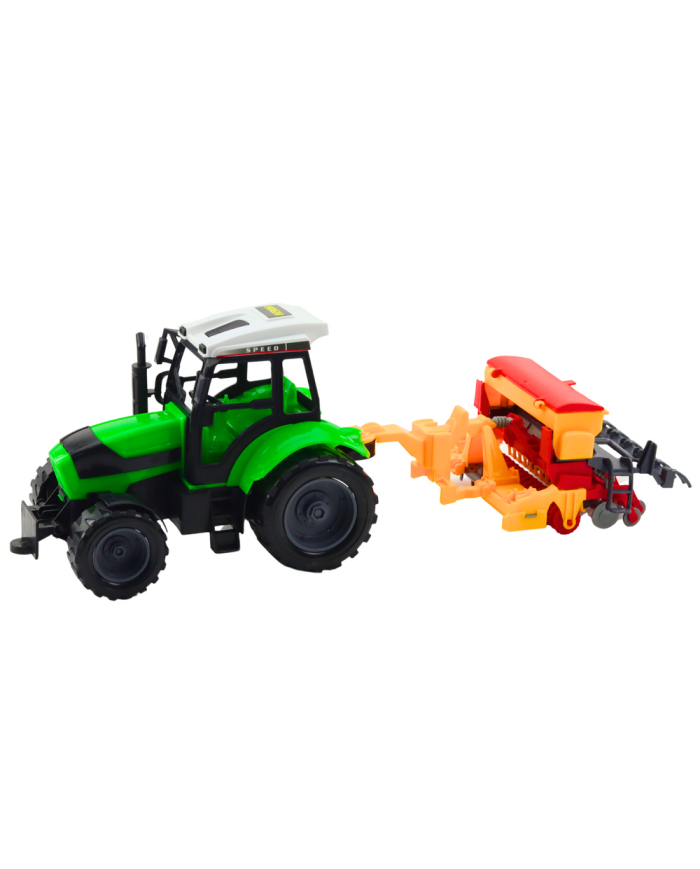 Zestaw Traktor Ciągnik Rolniczy z Siewnikiem Maszyna Rolnicza