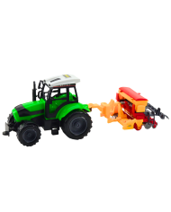 Zestaw Traktor Ciągnik Rolniczy z Siewnikiem Maszyna Rolnicza