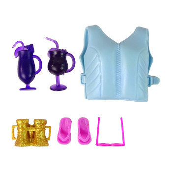 Zestaw Lalka Motorówka