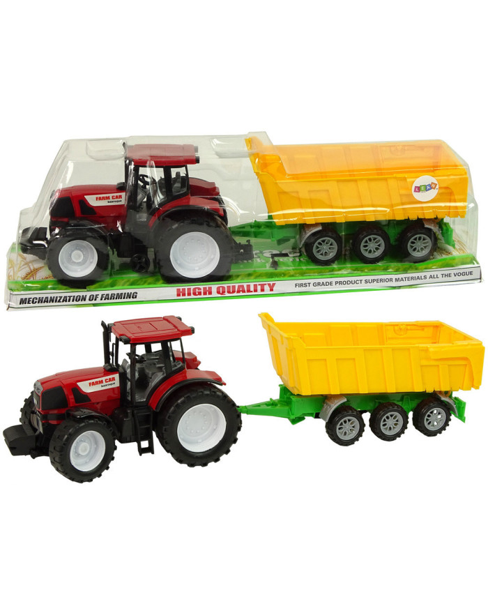 Traktor Wywrotka Żółta Ciągnik 50 cm