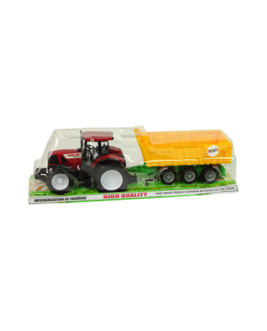Traktor Wywrotka Żółta Ciągnik 50 cm