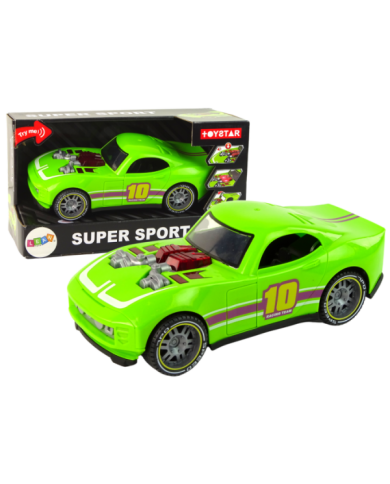 Auto 1:14 Samochód Zielony Sportowy Dźwięk Światła Pojazd