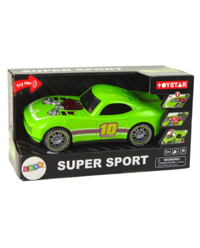 Auto 1:14 Samochód Zielony Sportowy Dźwięk Światła Pojazd