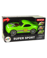 Auto 1:14 Samochód Zielony Sportowy Dźwięk Światła Pojazd