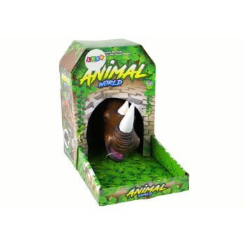 Pacynka na Rękę Nosorożec Zwierzątko Brązowy