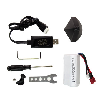 Motorówka R/C 2,4G Żółta 35 KM/H