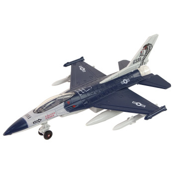 Samolot Napęd Frykcyjny Światła Dźwięki 1:72 Granatowy