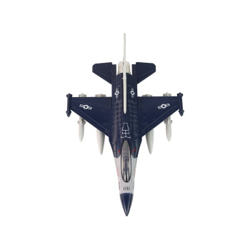 Samolot Napęd Frykcyjny Światła Dźwięki 1:72 Granatowy