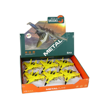 Samolot Myśliwski Napęd Frykcyjny 1:72 Żółty