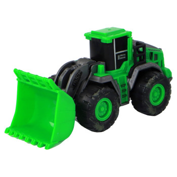 Zestaw Pojazdów Farmerskich Zielone Traktory 4 Ele