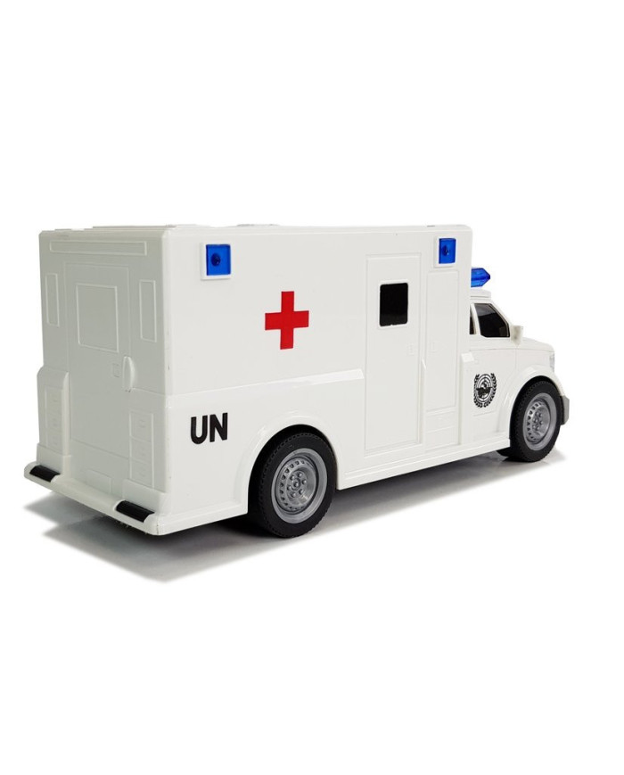 Auto Ambulans z napędem Karetka Pogotowia 1:20 z dźwiękiem
