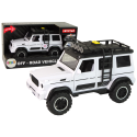 Auto Samochód Terenowe Białe Dźwięk Światła Pojazd  1:14