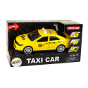 Auto Taxi Pojazd 1:14 Światła Dźwięki Żółte