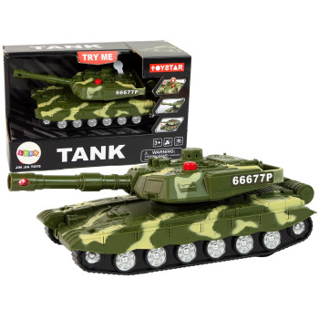 Czołg Militarny Napęd Frykcyjny Dźwięk Światła