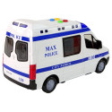 Radiowóz Auto Policyjne Napęd Frykcyjny Dźwięki Światło