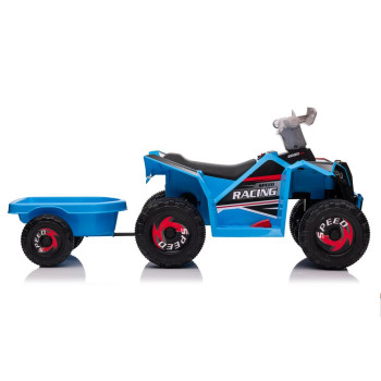 Quad Na Akumulator XMX630T Niebieski Z Przyczepą