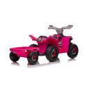 Quad Na Akumulator XMX630T Różowy Z Przyczepą