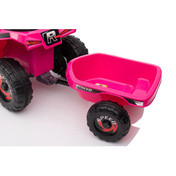 Quad Na Akumulator XMX630T Różowy Z Przyczepą