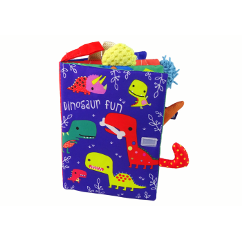 Książeczka Miękka Dinozaury Kolorowa