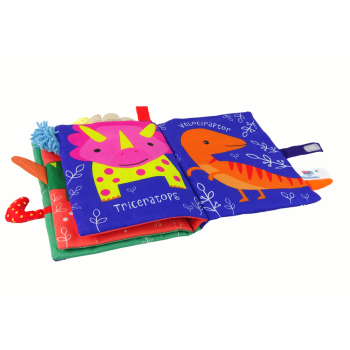 Książeczka Miękka Dinozaury Kolorowa