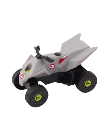 Zestaw Nowoczesne Auto z Quadem Do Rozkręcania DIY Szary