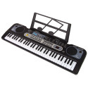 Keyboard z Mikrofonem Instrument Muzyczny Czarny