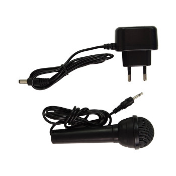 Keyboard z Mikrofonem Instrument Muzyczny Czarny