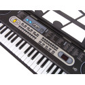 Keyboard z Mikrofonem Instrument Muzyczny Czarny