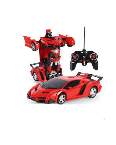 Auto Robot 2w1 Pilot R/C Światło Dźwięk Drift Czerwony
