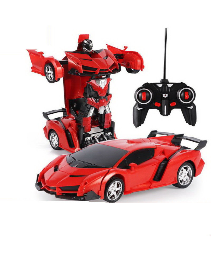 Auto Robot 2w1 Pilot R/C Światło Dźwięk Drift Czerwony