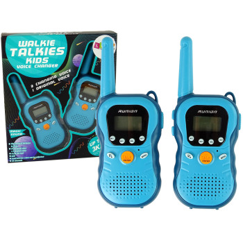 Zestaw Walkie Talkies Krótkofalówki Dla Dzieci Niebieskie 2 Szt.
