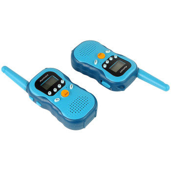 Zestaw Walkie Talkies Krótkofalówki Dla Dzieci Niebieskie 2 Szt.