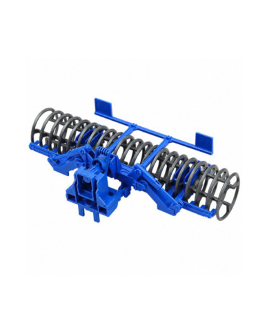 Traktor Rolniczy Farmerski Gospodarski z Wałem Uprawowym Zielony 1:24