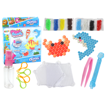 Zestaw Koralików Wodnych DIY Magiczne Koraliki 8 Kolorów Zwierzęta Morskie