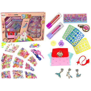 Zestaw do Makijażu i Biżuterii Kolorowy