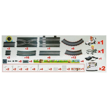 Tor Samochodowy + 2 Auta Mario RC 452cm 20km/h