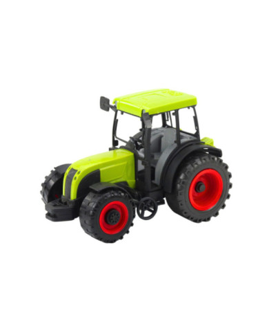 Traktor Rolniczy Farmerski Z Zielono-Żółtą Przyczepą Zielony 50cm
