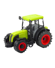 Traktor Rolniczy Farmerski Z Zielono-Żółtą Przyczepą Zielony 50cm